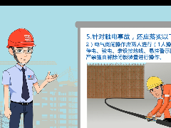 二维动画——触电事故